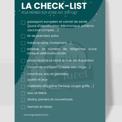 chek-list voyage furet